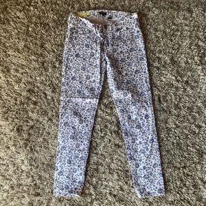 Jcrew printed jeans